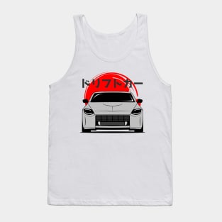 Front Silver Fairlady Z35 Tank Top